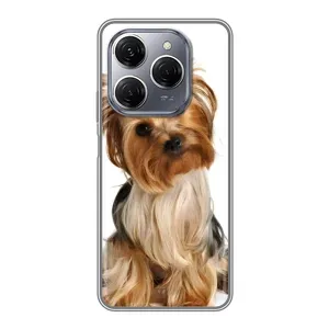 Чохол (ТПУ) Милі песики для TECNO Spark 20 Pro (Пес Терьєр)