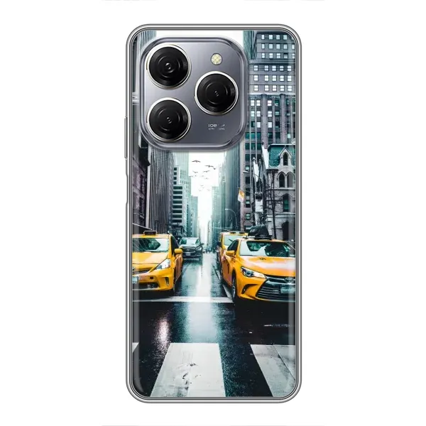 Чехол с рисунком «Такси» для TECNO Spark 20 Pro Чехол с рисунком «Такси» для TECNO Spark 20 Pro