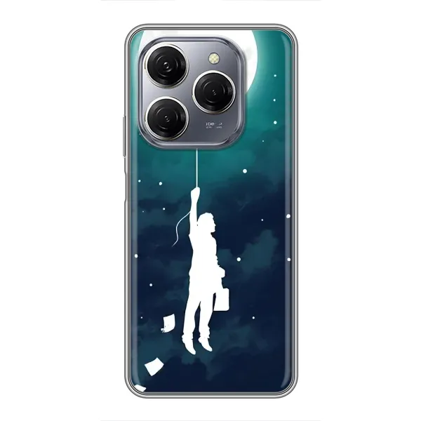 Чехол с рисунком «To The moon» для TECNO Spark 20 Pro Чехол с рисунком «To The moon» для TECNO Spark 20 Pro