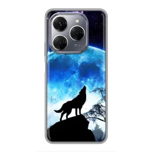 Чехол с Волком на TECNO Spark 20 Pro