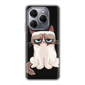 Чехол на тематику: Коты для TECNO Spark 20 Pro (Взгляд кота)