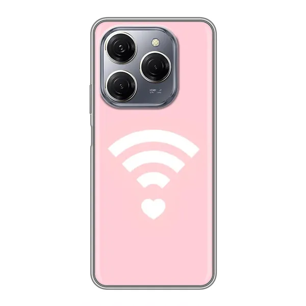 Чехол с рисунком «WiFi Love» для TECNO Spark 20 Pro Чехол с рисунком «WiFi Love» для TECNO Spark 20 Pro