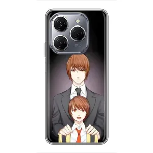 Чехол с персонажами АНИМЕ на TECNO Spark 20 Pro (Ягами вырос)