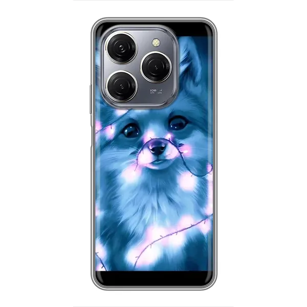 Чехол с рисунком «Яркая Лиса» для TECNO Spark 20 Pro Чехол с рисунком «Яркая Лиса» для TECNO Spark 20 Pro