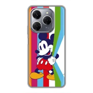 Чохли з принтом Міккі Маус на TECNO Spark 20 Pro (Яскравий Миккі)