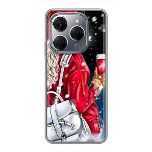 Чохли на Новий Рік TECNO Spark 20 Pro (Зима прийшла)
