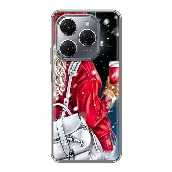 Чехол с рисунком «Зима пришла» для TECNO Spark 20 Pro Чехол с рисунком «Зима пришла» для TECNO Spark 20 Pro