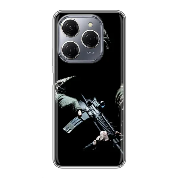 Чехол с рисунком «ЗСУ снайпер» для TECNO Spark 20 Pro Чехол с рисунком «ЗСУ снайпер» для TECNO Spark 20 Pro
