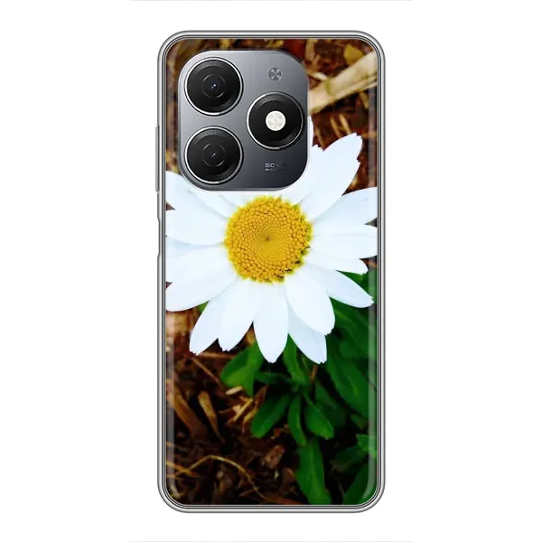 Чехол с рисунком «Белая ромашка» для TECNO Spark 20 Чехол с рисунком «Белая ромашка» для TECNO Spark 20