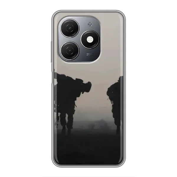 Чехол с рисунком «Бой солдат» для TECNO Spark 20 Чехол с рисунком «Бой солдат» для TECNO Spark 20