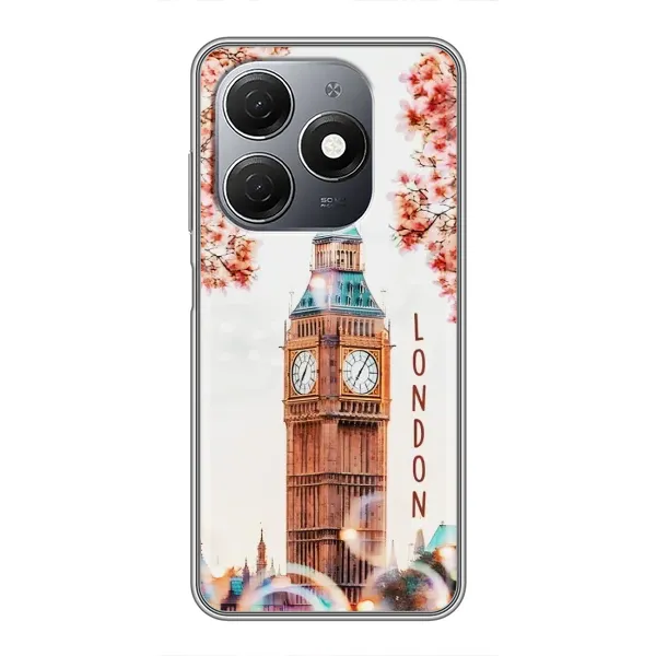 Чехол с рисунком «Часы Лондон» для TECNO Spark 20 Чехол с рисунком «Часы Лондон» для TECNO Spark 20