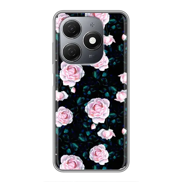 Чехол с рисунком «Чайные розы» для TECNO Spark 20 Чехол с рисунком «Чайные розы» для TECNO Spark 20