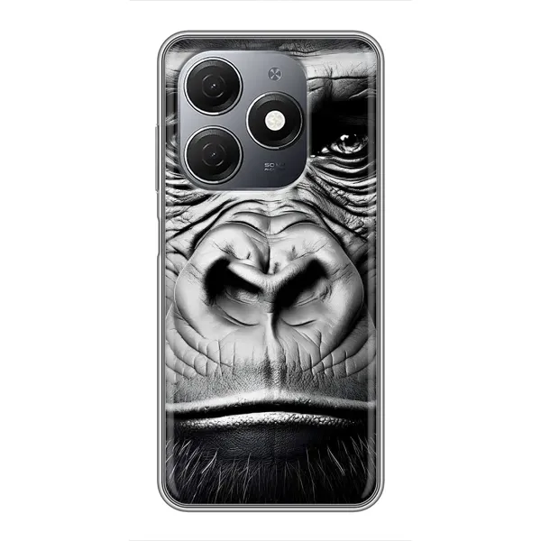 Чехол с рисунком «Черная обезьяна» для TECNO Spark 20 Чехол с рисунком «Черная обезьяна» для TECNO Spark 20