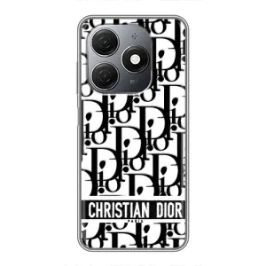 Чохол (Dior, Prada, YSL, Chanel) для TECNO Spark 20 (Christian Dior)