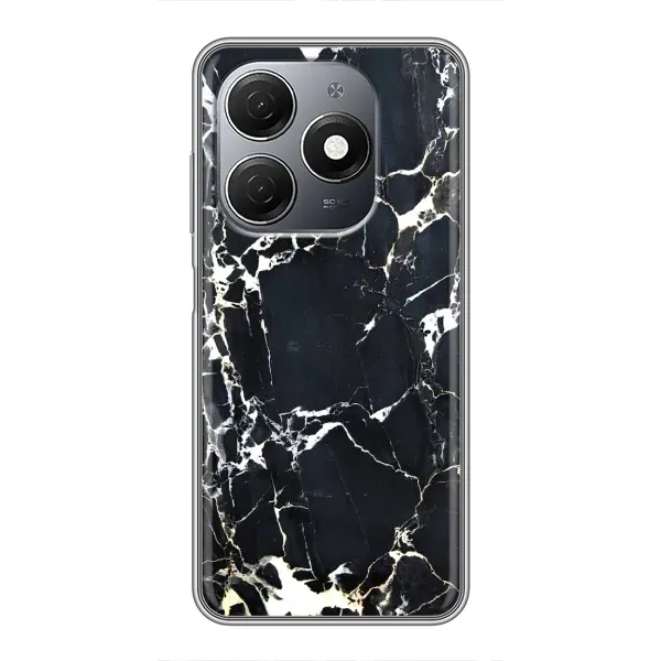 Чехол с рисунком «Чёрный мрамор» для TECNO Spark 20 Чехол с рисунком «Чёрный мрамор» для TECNO Spark 20