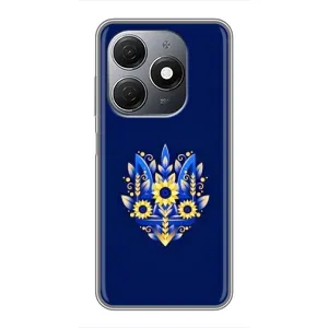 Чехол Укр Символика для TECNO Spark 20 (Цветущий Герб)