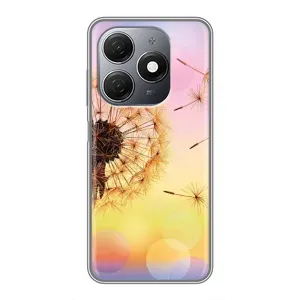 Силіконовий Чохол з кульбабками на TECNO Spark 20 (Квітка-кульбаба)