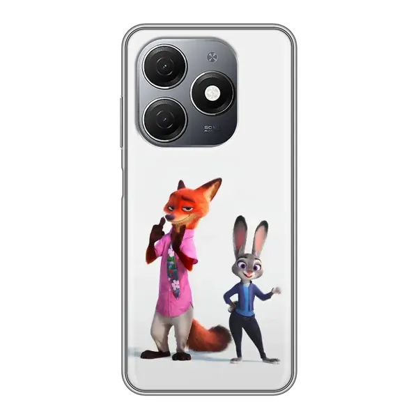 Чехол с рисунком «Джуди и Ник» для TECNO Spark 20 Чехол с рисунком «Джуди и Ник» для TECNO Spark 20