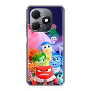 Чехол Головоломка для TECNO Spark 20 - (AlphaPrint) (Герои головоломки)