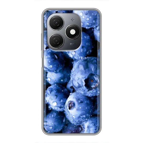 Чехол с рисунком «Голубика» для TECNO Spark 20