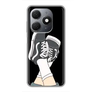 Чохол з Прикольним Принтом на TECNO Spark 20 (Кеди)