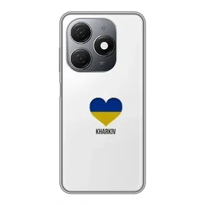 Чехлы силиконовые (Город Харьков) на Техно Спарк 20 (Kharkiv)