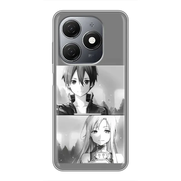 Чехол с рисунком «Кирито-Асуна» для TECNO Spark 20 Чехол с рисунком «Кирито-Асуна» для TECNO Spark 20