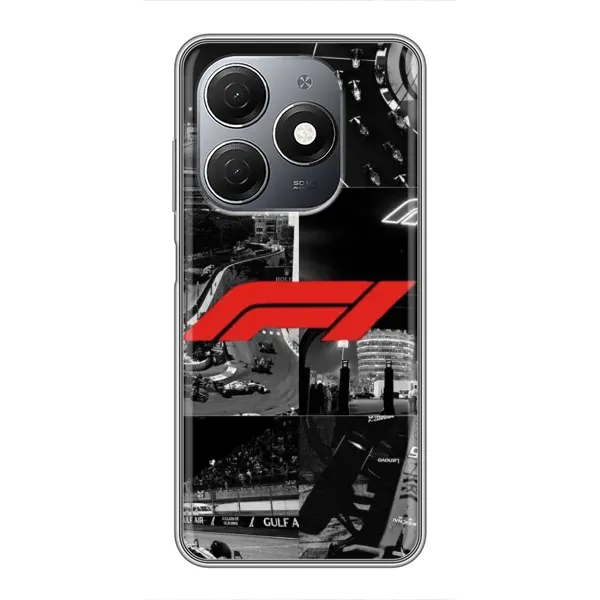 Чехол с рисунком «Коллаж Формула 1» для TECNO Spark 20 Чехол с рисунком «Коллаж Формула 1» для TECNO Spark 20
