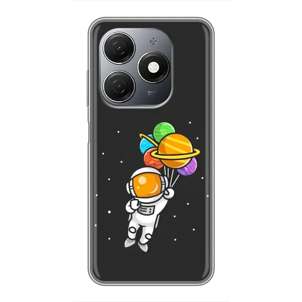 Чехол с рисунком «Космонавт с шариками» для TECNO Spark 20 Чехол с рисунком «Космонавт с шариками» для TECNO Spark 20