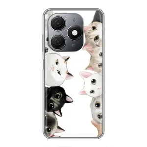 Силіконовий чохол з котиком для TECNO Spark 20 (Коти)