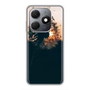 Силіконовий Чохол з кульбабками на TECNO Spark 20 (Гарна кульбабка)