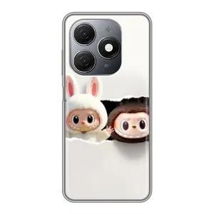 Чехол с принтом Лабубу для TECNO Spark 20 (Фигурки Labubu)