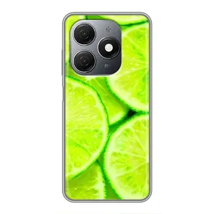 Чохол з зображенням смачної їжі для TECNO Spark 20 (Лайм)