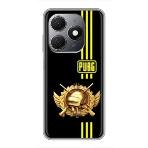 Чехол (TPU) с картинкой "Лого Пабг" на Техно Спарк 20 (Лого PUPG)
