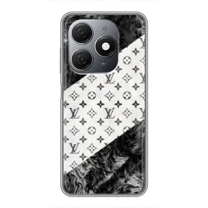 Чехол Стиль Louis Vuitton на TECNO Spark 20 (LV на белом)