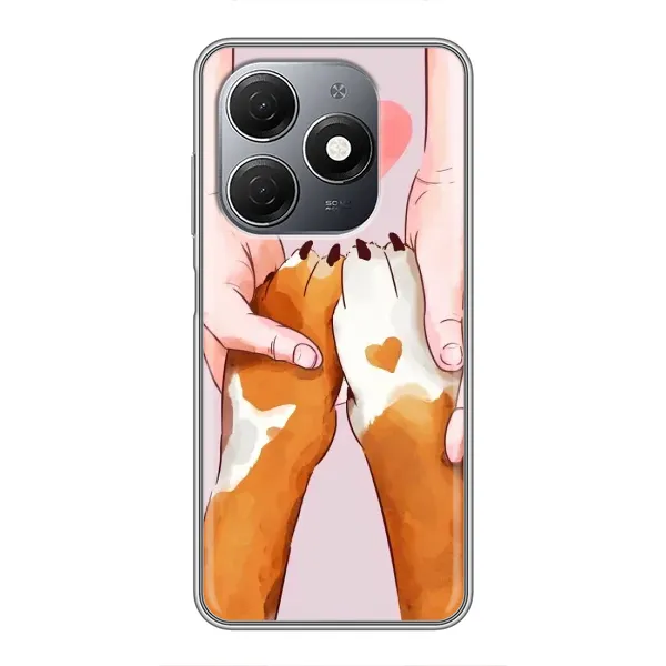 Чехол с рисунком «Любовь к собакам» для TECNO Spark 20 Чехол с рисунком «Любовь к собакам» для TECNO Spark 20
