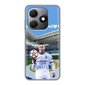 Чехол (TPU) с Футболистом на TECNO Spark 20 (Mbappe Real)