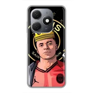 Чехол (TPU) с Футболистом на TECNO Spark 20 (Mbappe King)