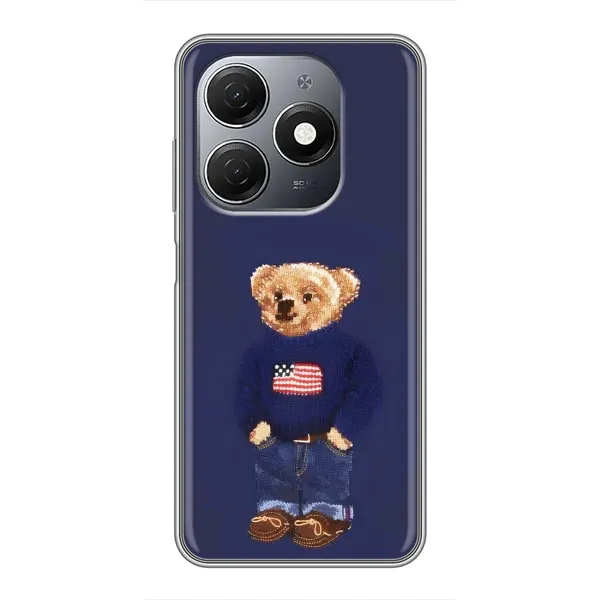 Чохол з малюнком «Мішка USA» для TECNO Spark 20