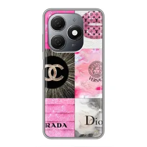 Чохол (Dior, Prada, YSL, Chanel) для TECNO Spark 20 (Модніца)