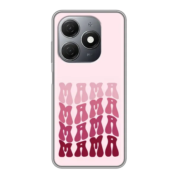 Чехол с рисунком «Надпись мама» для TECNO Spark 20 Чехол с рисунком «Надпись мама» для TECNO Spark 20