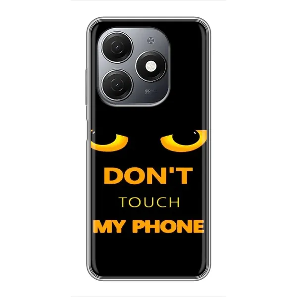 Чехол с рисунком «Не трогай мой телефон» для TECNO Spark 20 Чехол с рисунком «Не трогай мой телефон» для TECNO Spark 20