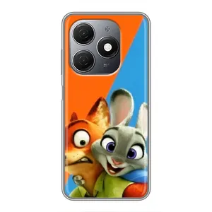 Чехлы ЗВЕРОПОЛИС для TECNO Spark 20 (Ник и Хопс)