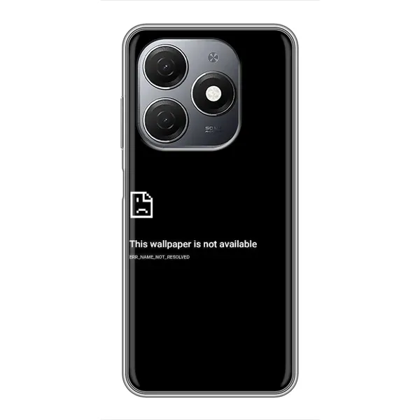 Чехол с рисунком «Ошибка» для TECNO Spark 20