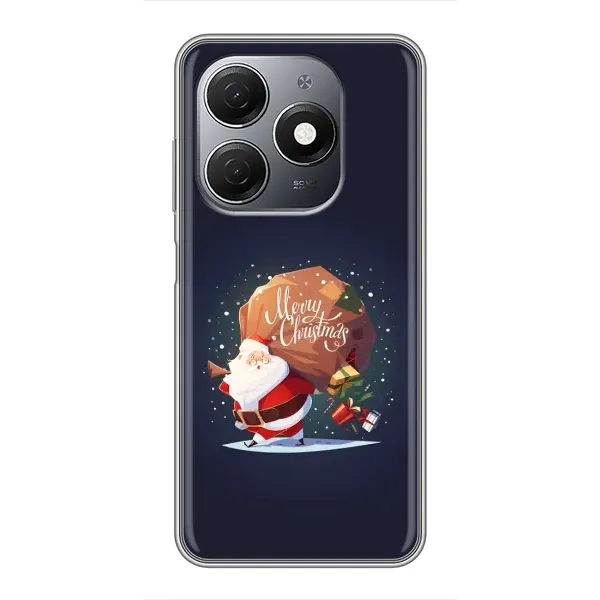 Чехол с рисунком «Подарки от Санты» для TECNO Spark 20