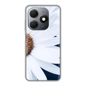 Чехол с ромашками на TECNO Spark 20 (Пол ромашки)