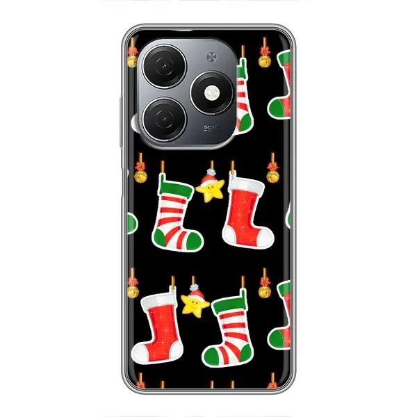 Чехол с рисунком «Рождественские подарки» для TECNO Spark 20 Чехол с рисунком «Рождественские подарки» для TECNO Spark 20