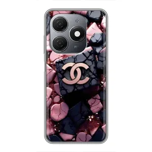 Чохол (Dior, Prada, YSL, Chanel) для TECNO Spark 20 (Шанель)