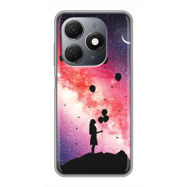 Чехол с рисунком «Шарики в небе» для TECNO Spark 20 Чехол с рисунком «Шарики в небе» для TECNO Spark 20