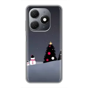 Чехлы на Новый Год TECNO Spark 20 (Снеговички)